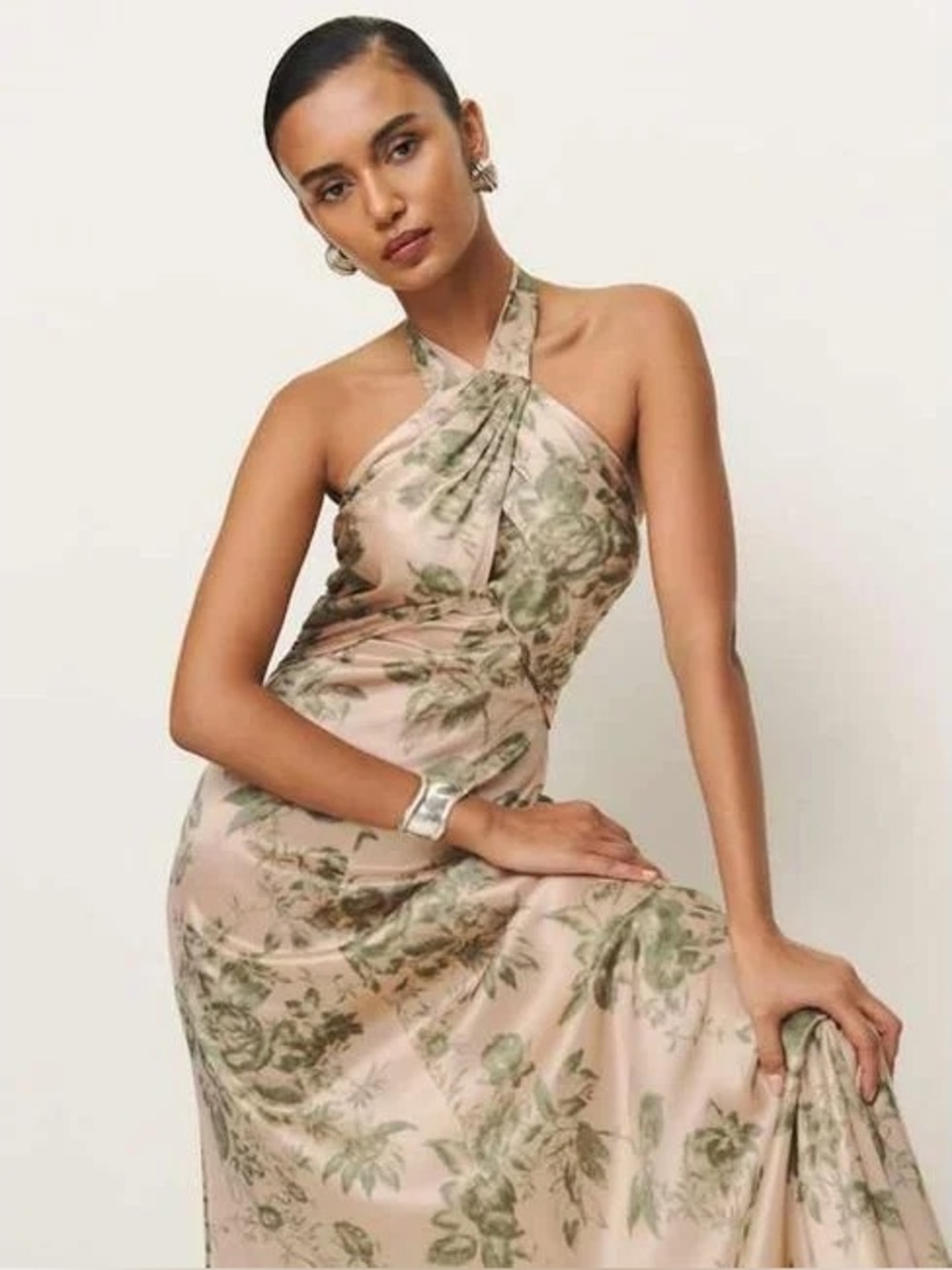 Reformation Veria Silk Dress - Picture 2 of 5
